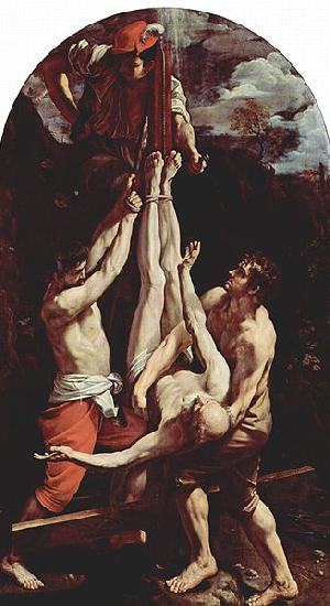 Guido Reni Kreuzigung des Hl. Petrus oil painting image